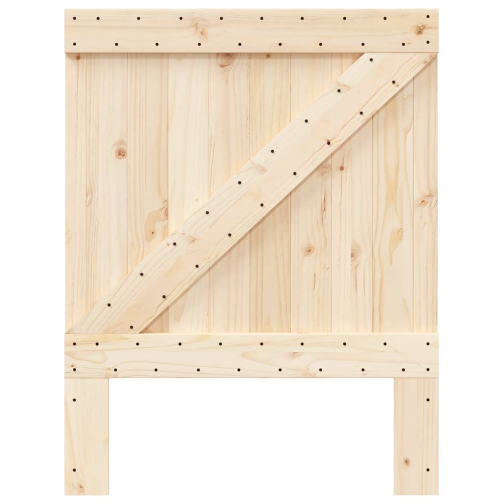 vidaXL Headboard 80x104 cm Solid Wood Pine