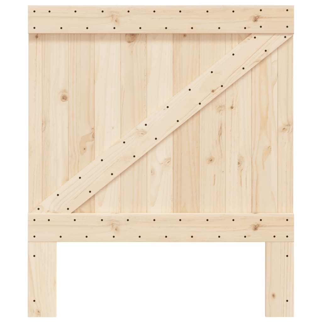 vidaXL Headboard 90x104 cm Solid Wood Pine