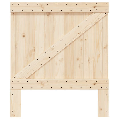 vidaXL Headboard 90x104 cm Solid Wood Pine