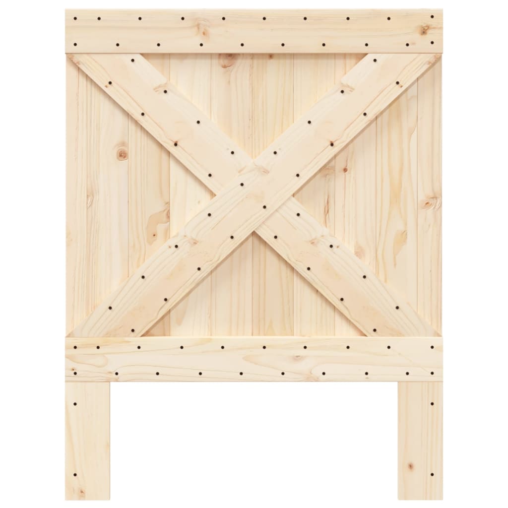 vidaXL Headboard 80x104 cm Solid Wood Pine
