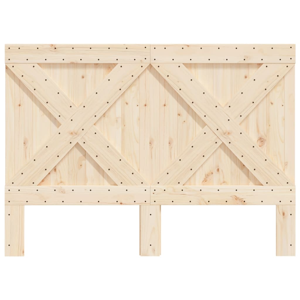 vidaXL Headboard 140x104 cm Solid Wood Pine