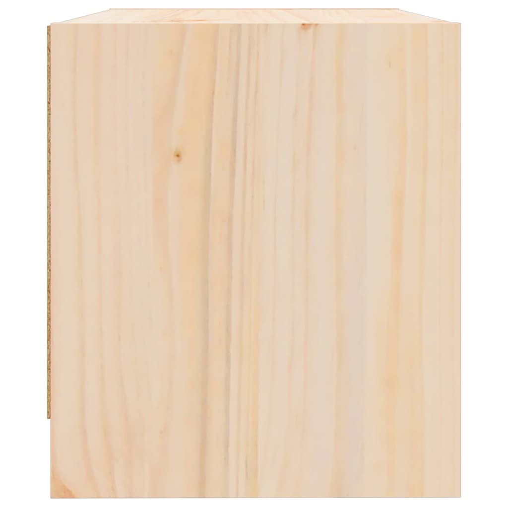 vidaXL Bedside Cabinet 40x31x35.5 cm Solid Wood Pine