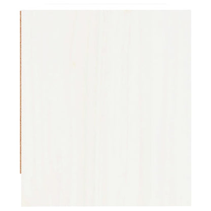 vidaXL Bedside Cabinet White 40x31x35.5 cm Solid Wood Pine