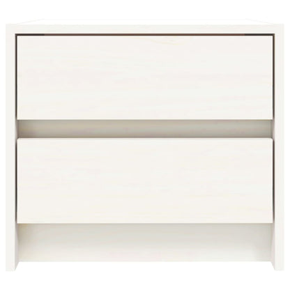 vidaXL Bedside Cabinets 2 pcs White 40x31x35.5 cm Solid Wood Pine