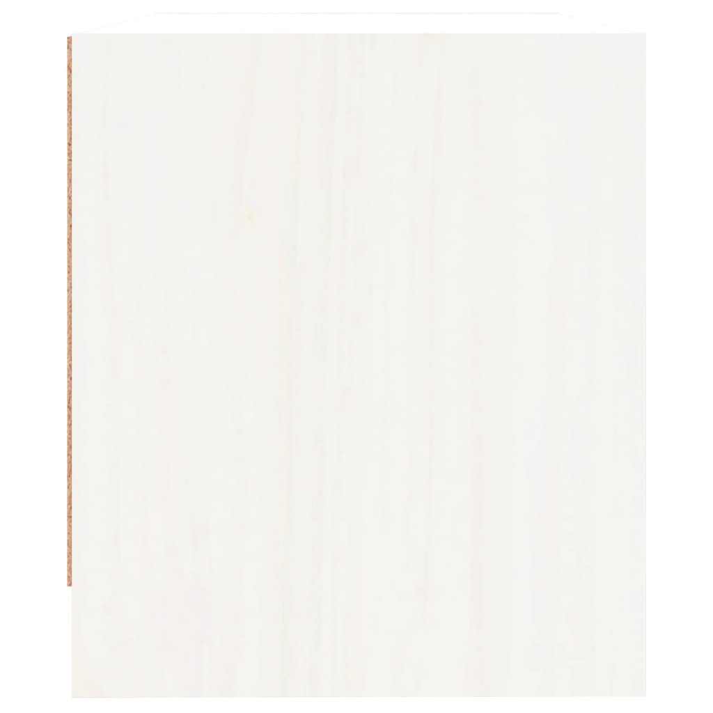 vidaXL Bedside Cabinets 2 pcs White 40x31x35.5 cm Solid Wood Pine