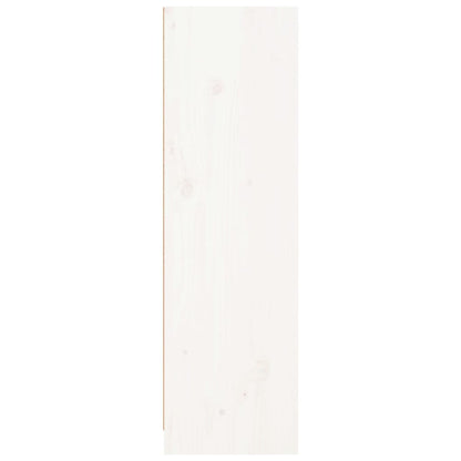vidaXL Bookcase White 70x33x110 cm Solid Wood Pine