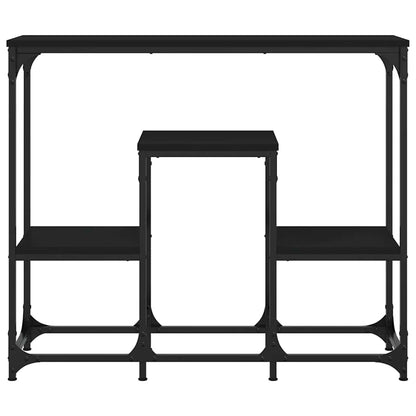 vidaXL Console Table Black 89.5x28x76 cm Engineered Wood