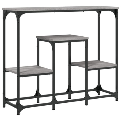 vidaXL Console Table Grey Sonoma 89.5x28x76 cm Engineered Wood