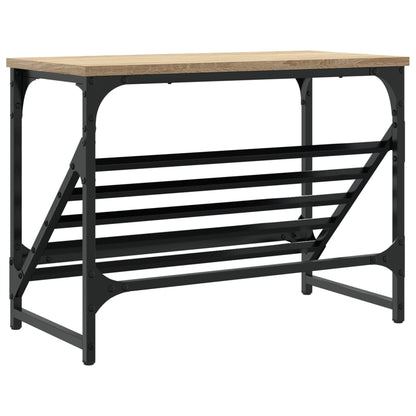 vidaXL Shoe Rack Sonoma Oak 60x30x45 cm Engineered Wood