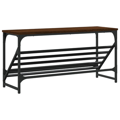vidaXL Shoe Rack Brown Oak 90x30x45 cm Engineered Wood