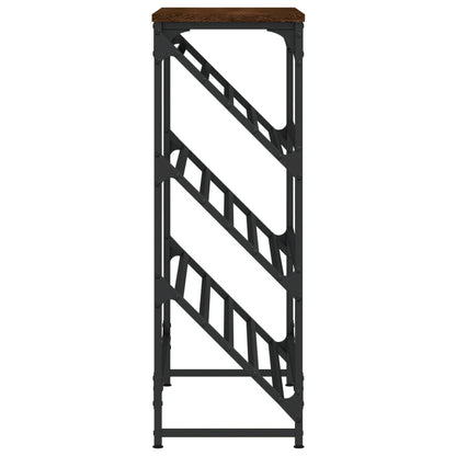 vidaXL Shoe Rack Brown Oak 90x30x85 cm Engineered Wood