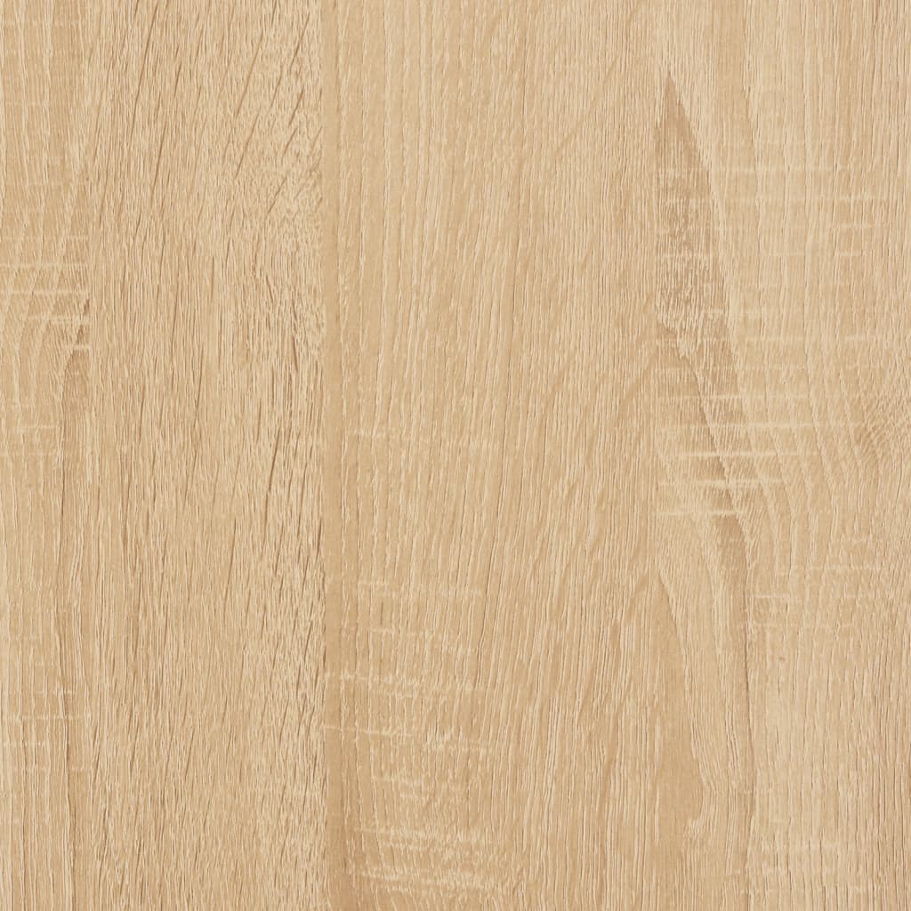 vidaXL Bookshelf Sonoma Oak 78.5x33x82 cm Engineered Wood