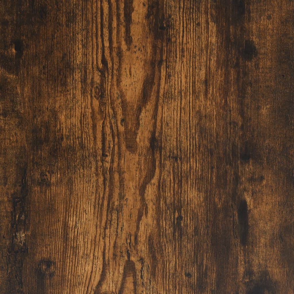 vidaXL Bookshelf Smoked Oak 78.5x33x82 cm Engineered Wood