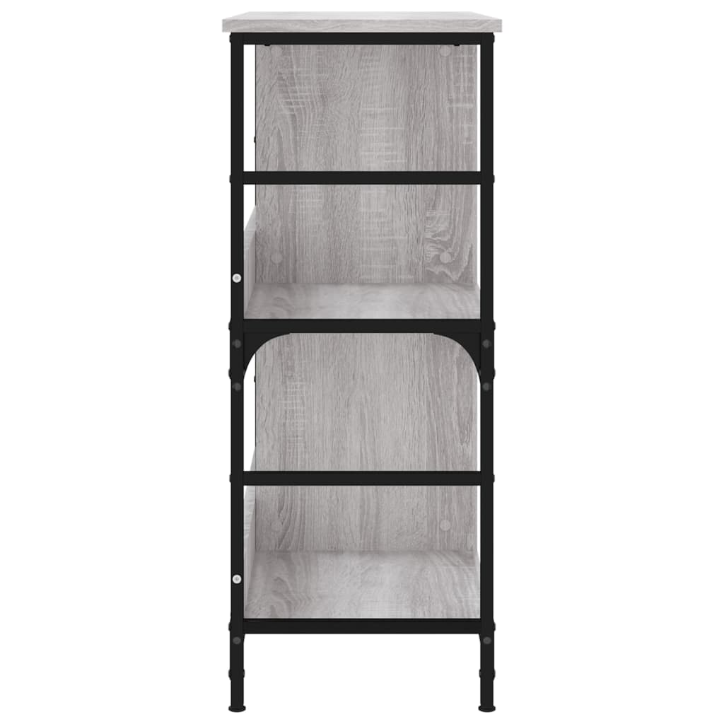vidaXL Bookshelf Grey Sonoma 78.5x33x82 cm Engineered Wood