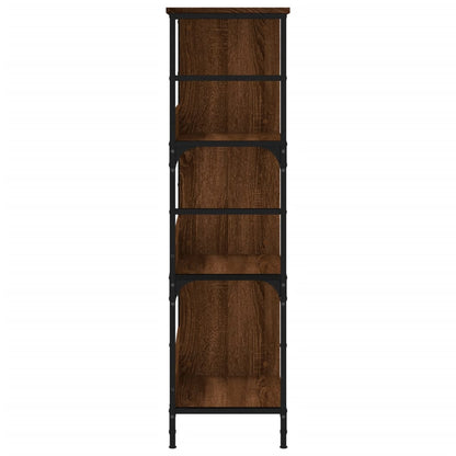 vidaXL Bookshelf Brown Oak 78.5x33x117.5 cm Engineered Wood