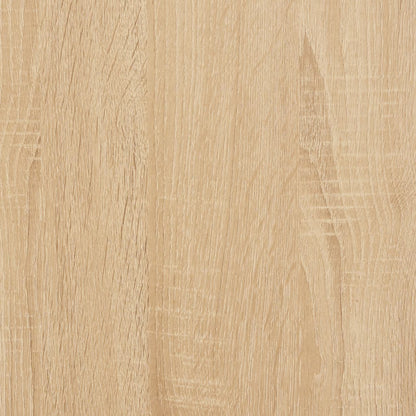 vidaXL Bookshelf Sonoma Oak 78.5x33x153 cm Engineered Wood