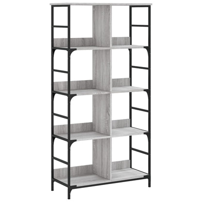 vidaXL Bookshelf Grey Sonoma 78.5x33x153 cm Engineered Wood