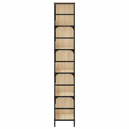 vidaXL Bookshelf Sonoma Oak 78.5x33x188.5 cm Engineered Wood