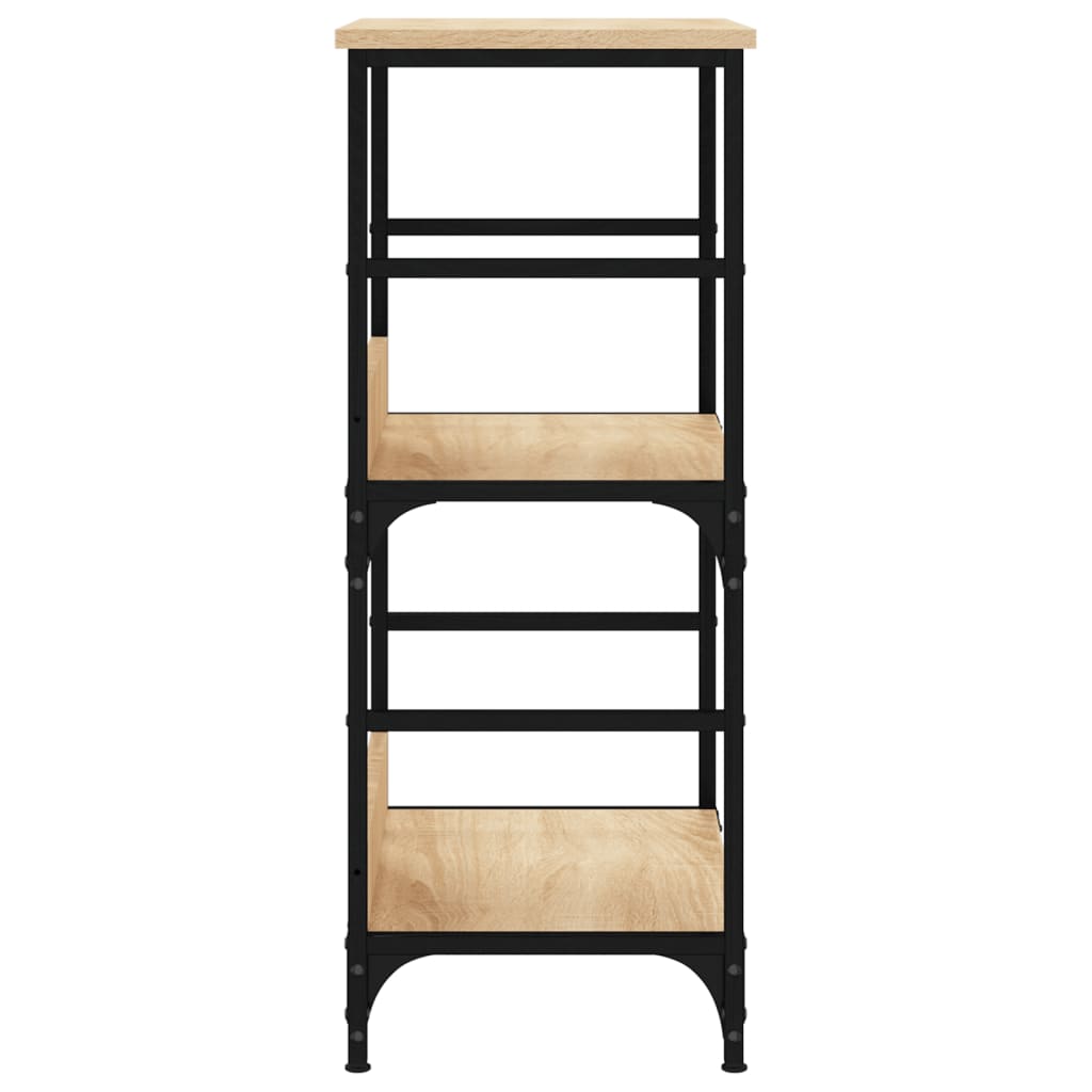 vidaXL Bookshelf Sonoma Oak 50x33x82 cm Engineered Wood