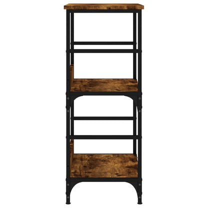 vidaXL Bookshelf Smoked Oak 50x33x82 cm Engineered Wood