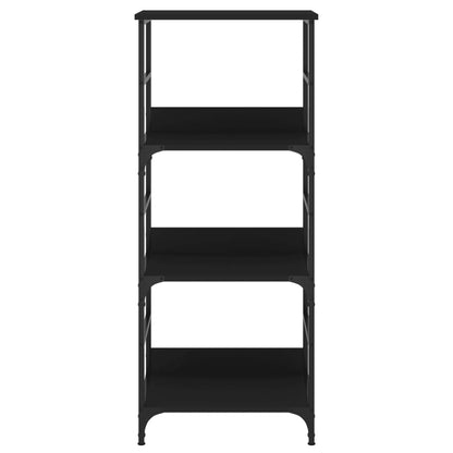 vidaXL Bookshelf Black 50x33x117.5 cm Engineered Wood