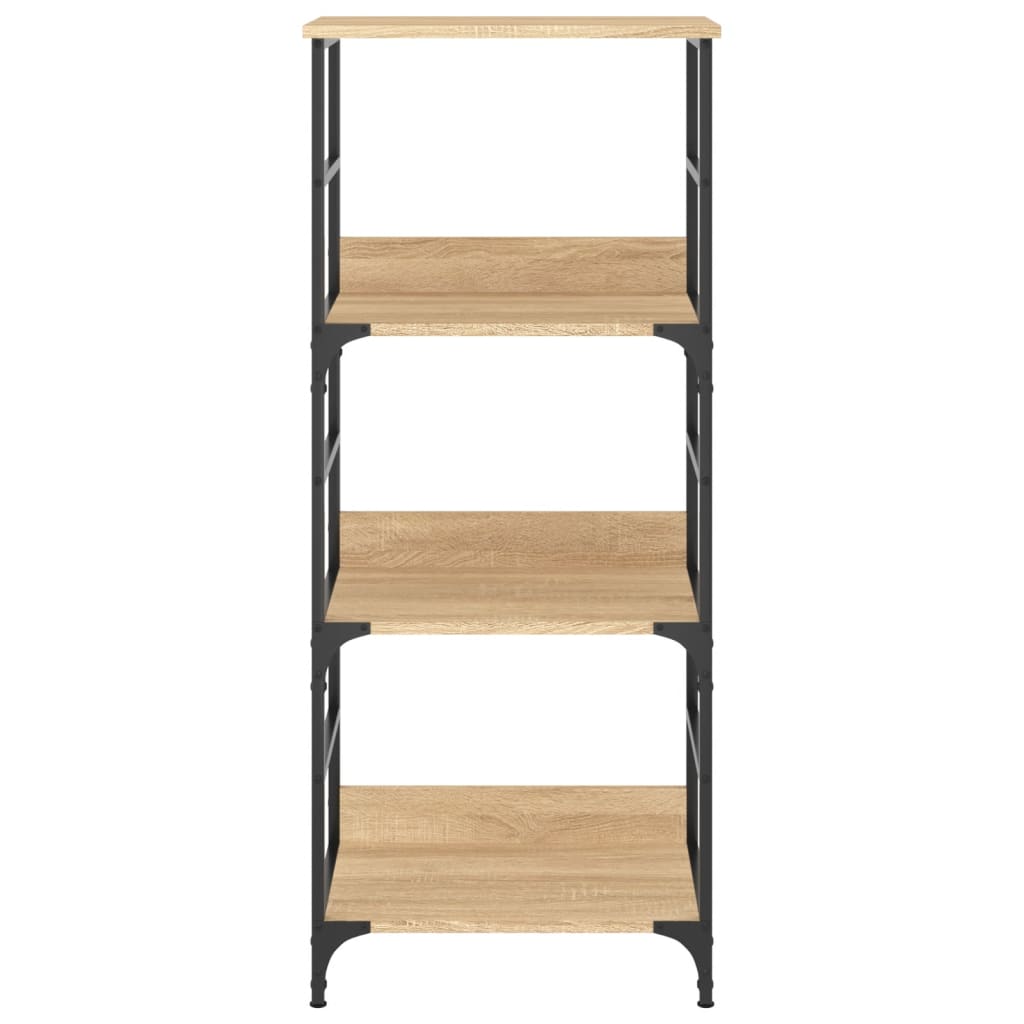 vidaXL Bookshelf Sonoma Oak 50x33x117.5 cm Engineered Wood