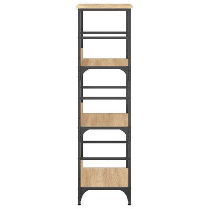 vidaXL Bookshelf Sonoma Oak 50x33x117.5 cm Engineered Wood
