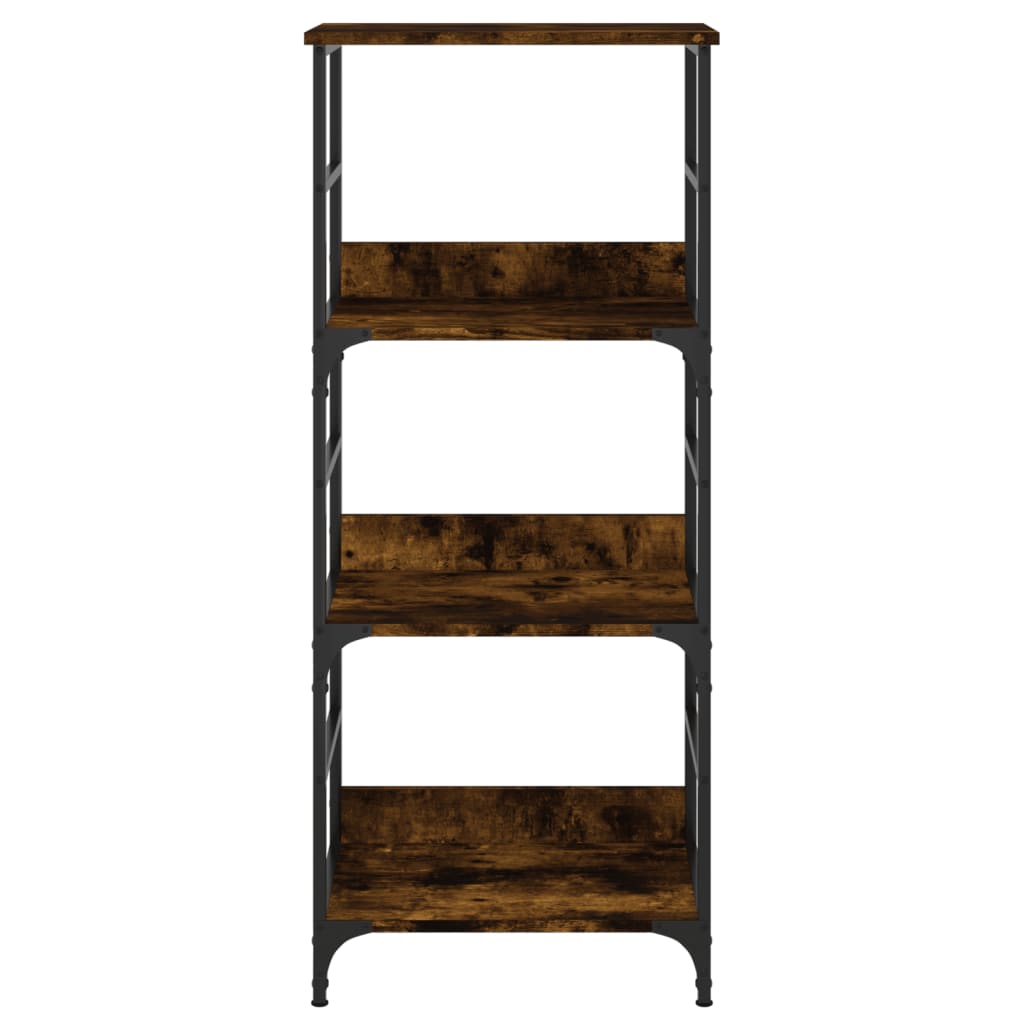 vidaXL Bookshelf Smoked Oak 50x33x117.5 cm Engineered Wood