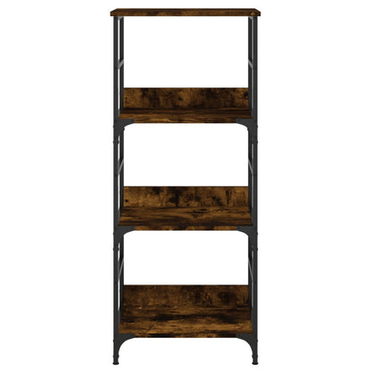 vidaXL Bookshelf Smoked Oak 50x33x117,5 cm Engineered Wood