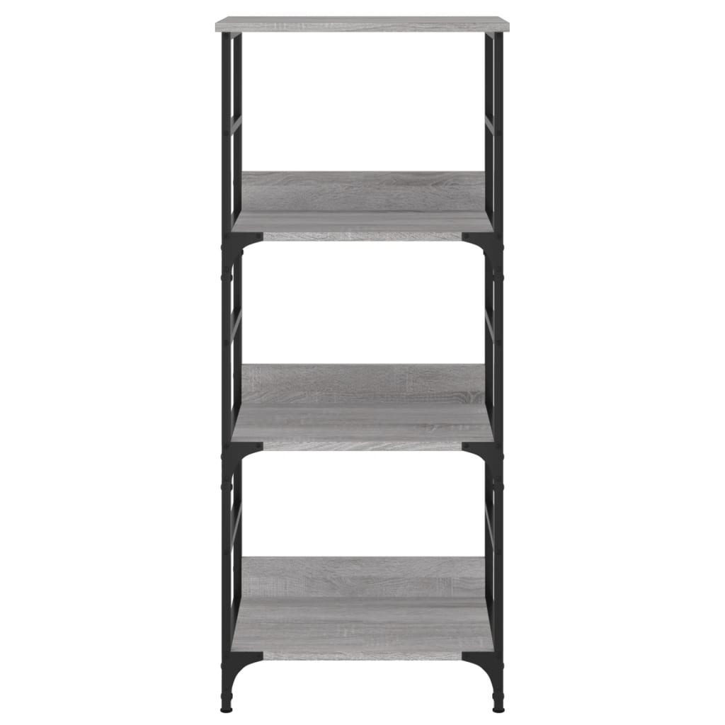 vidaXL Bookshelf Grey Sonoma 50x33x117.5 cm Engineered Wood