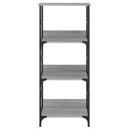 vidaXL Bookshelf Grey Sonoma 50x33x117.5 cm Engineered Wood