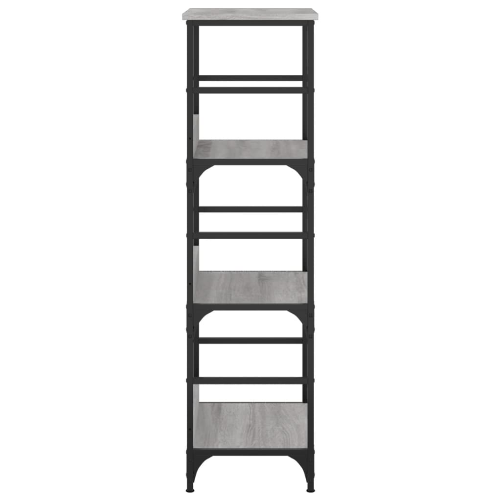 vidaXL Bookshelf Grey Sonoma 50x33x117.5 cm Engineered Wood