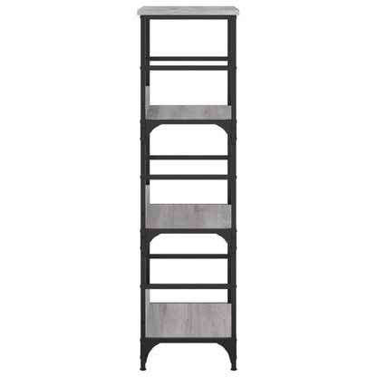 vidaXL Bookshelf Grey Sonoma 50x33x117.5 cm Engineered Wood