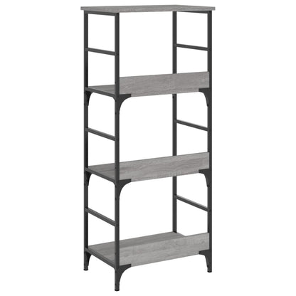 vidaXL Bookshelf Grey Sonoma 50x33x117.5 cm Engineered Wood