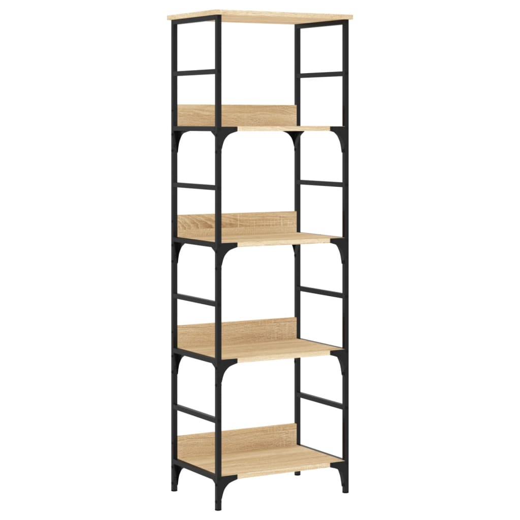 vidaXL Bookshelf Sonoma Oak 50x33x153 cm Engineered Wood