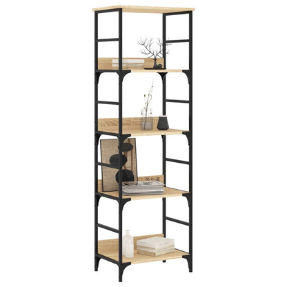 vidaXL Bookshelf Sonoma Oak 50x33x153 cm Engineered Wood