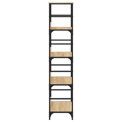 vidaXL Bookshelf Sonoma Oak 50x33x153 cm Engineered Wood