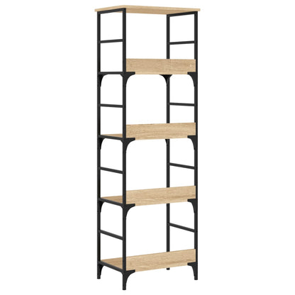 vidaXL Bookshelf Sonoma Oak 50x33x153 cm Engineered Wood