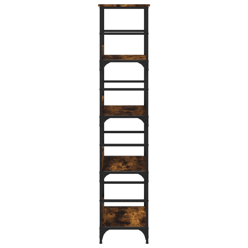 vidaXL Bookshelf Smoked Oak 50x33x153 cm Engineered Wood