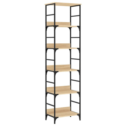 vidaXL Bookshelf Sonoma Oak 50x33x188,5 cm Engineered Wood