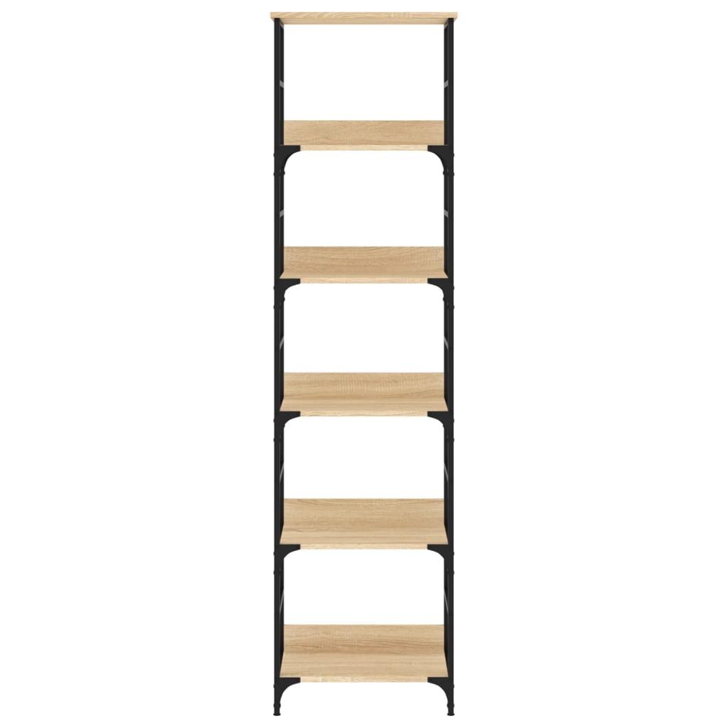 vidaXL Bookshelf Sonoma Oak 50x33x188,5 cm Engineered Wood