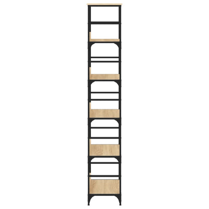 vidaXL Bookshelf Sonoma Oak 50x33x188,5 cm Engineered Wood