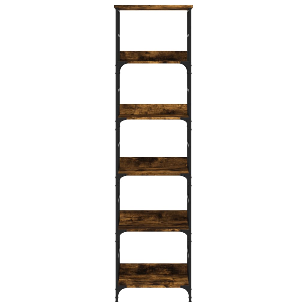 vidaXL Bookshelf Smoked Oak 50x33x188.5 cm Engineered Wood
