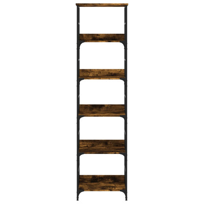 vidaXL Bookshelf Smoked Oak 50x33x188.5 cm Engineered Wood