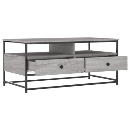 vidaXL Coffee Table Grey Sonoma 100 x 51 x 45 cm Engineered Wood