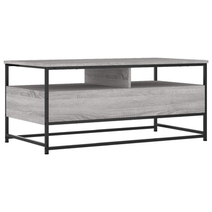 vidaXL Coffee Table Grey Sonoma 100 x 51 x 45 cm Engineered Wood