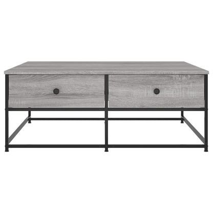 vidaXL Coffee Table Grey Sonoma 100x99x40 cm Engineered Wood