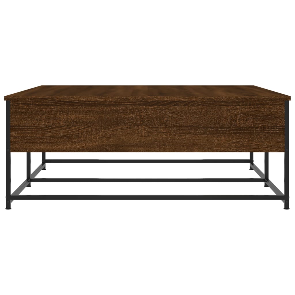 vidaXL Coffee Table Brown Oak 100x99x40 cm Engineered Wood
