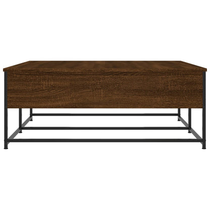 vidaXL Coffee Table Brown Oak 100x99x40 cm Engineered Wood