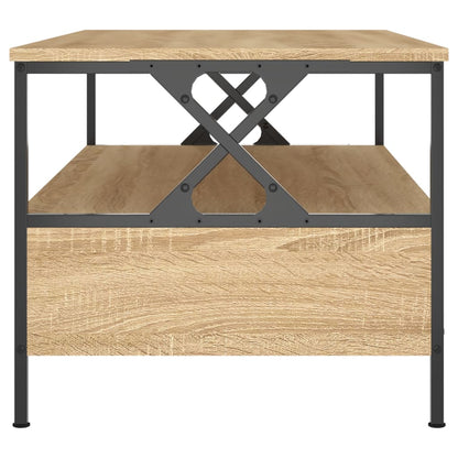 vidaXL Coffee Table Sonoma Oak 100x51x45 cm Engineered Wood